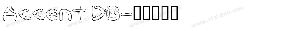 Accent DB字体转换